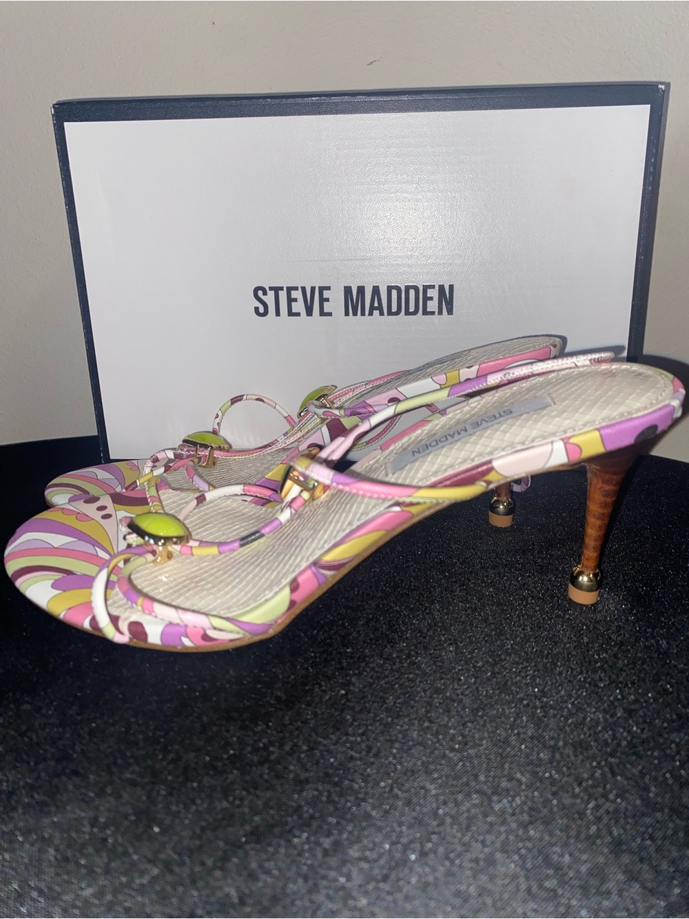 Steve Madden Women’s “RAMOS” Multi Strappy Heeled Sandals - Picture 3 of 9